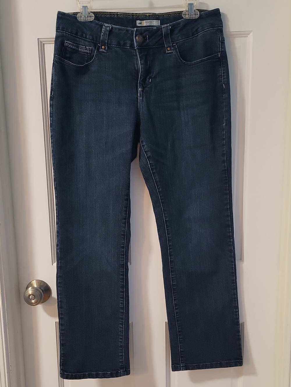 Lee Perfect Fit Straight Leg Jeans Size 12 Short